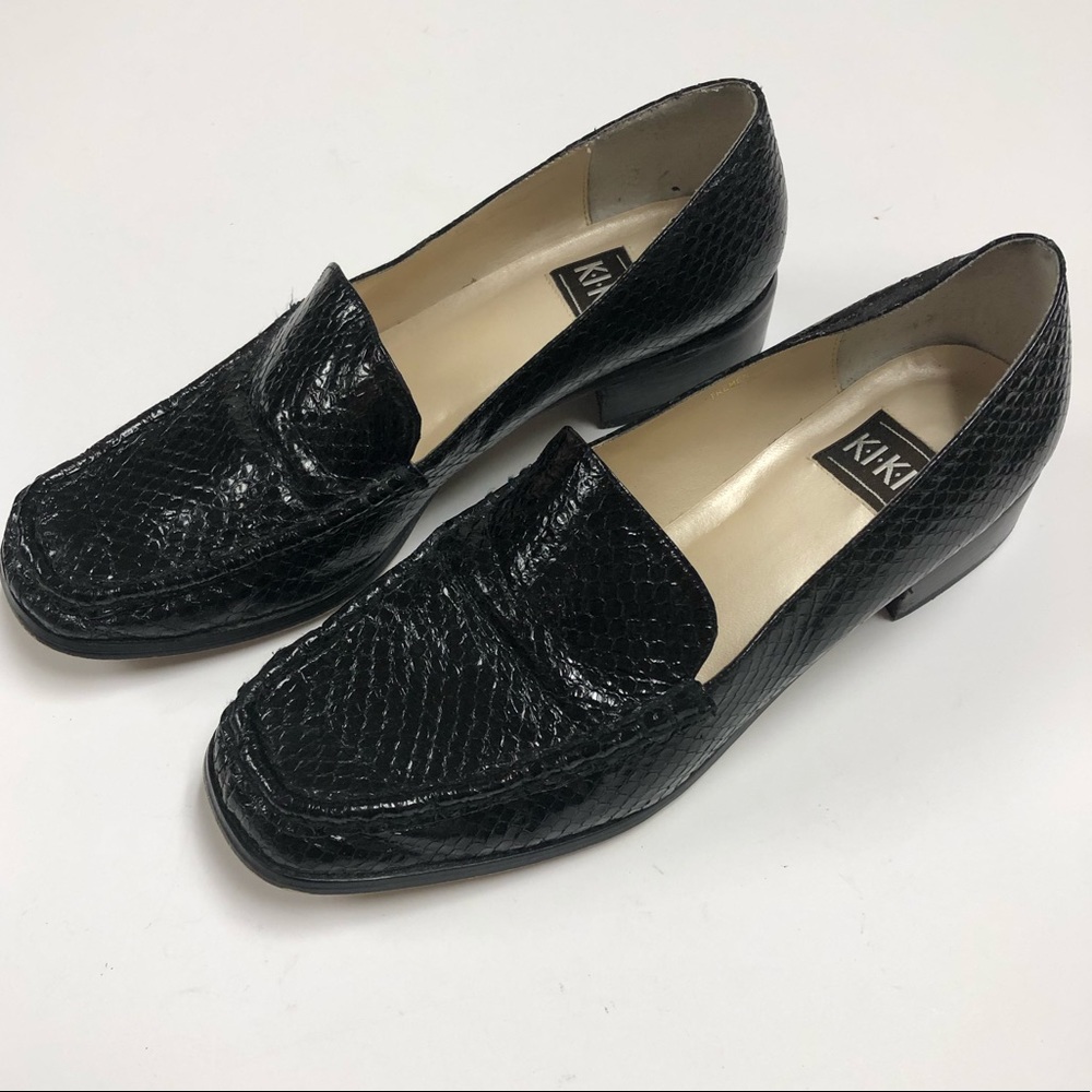 Scaled Leather Loafer